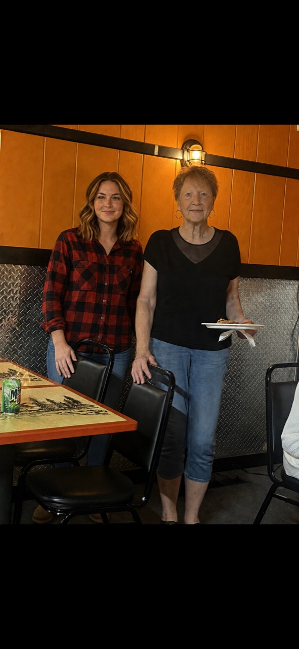 Flo and Rachel together in Florence, Wisconsin
